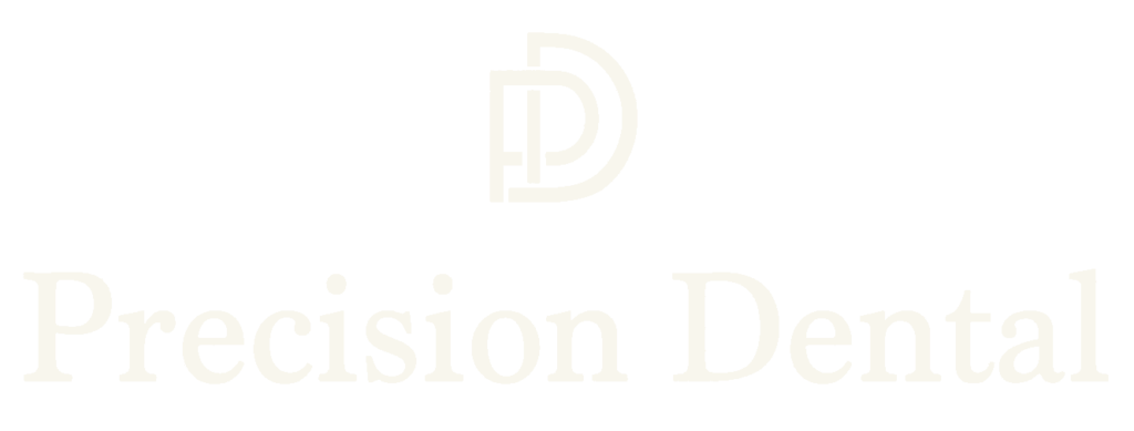 precisiondental logo transparent white01